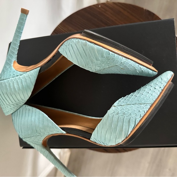 L.A.M.B. Python Leather Heels - Picture 8 of 12